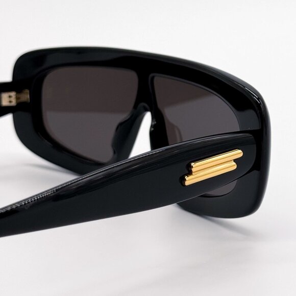 NEW BOTTEGA VENETA SUNGLASSES BLACK UNISEX EYEWEAR BOTTEGA VENETA BV1281S 001 main image 9